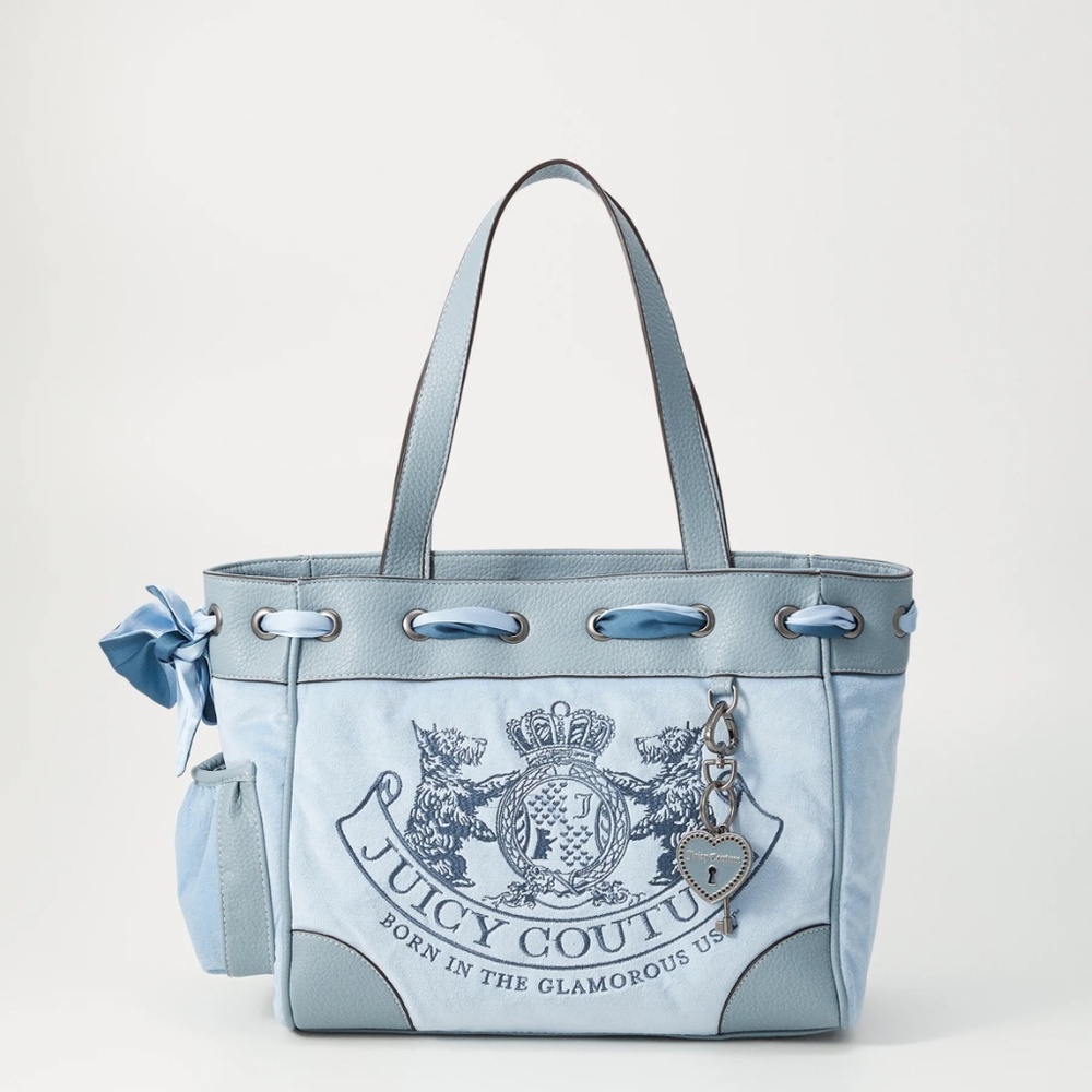 Juicy Couture baby blue daydreamer UK vintage juicy Scottie dog twig dog 2000s